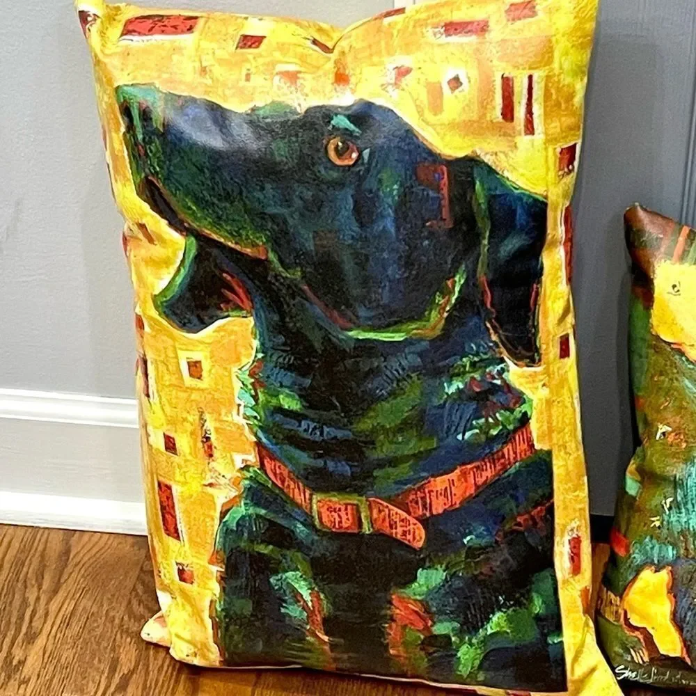 Two Kindred Spirits Decorative Pillows | Bears & Lab
